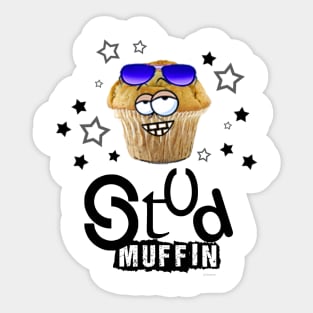 Stud Muffin Sticker